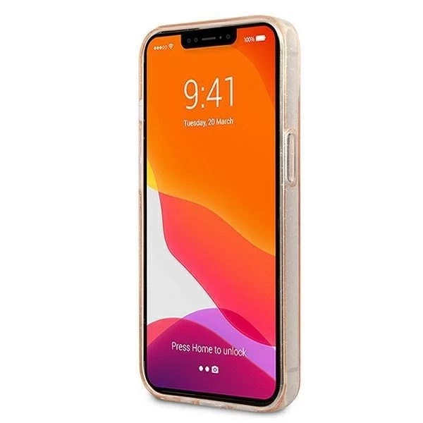 Karl Lagerfeld KLHCP13SKCTUGLGO iPhone 13 mini 5,4" złoty/gold hardcase Glitter Karl`s